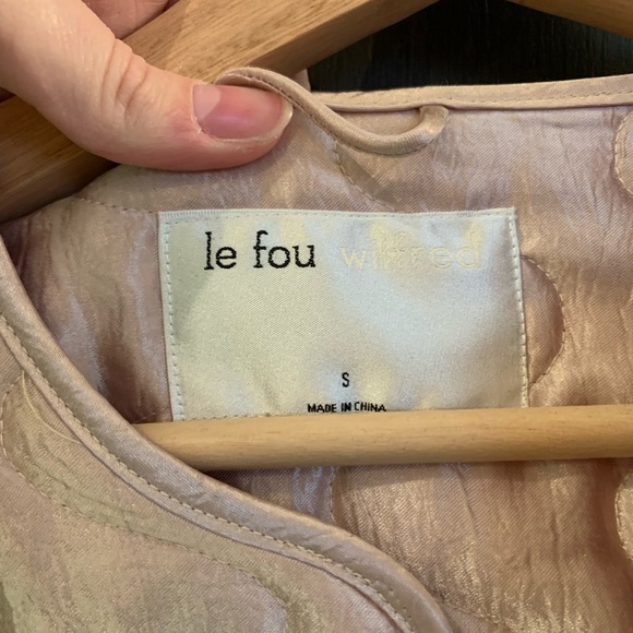 Aritzia Le fou Light Gold Jacket - Picture 2 of 2